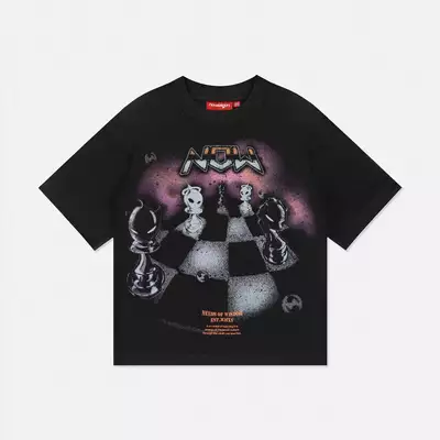 Áo thun NEEDS OF WISDOM Chess Tee - Black - Local Brand Chính Hãng