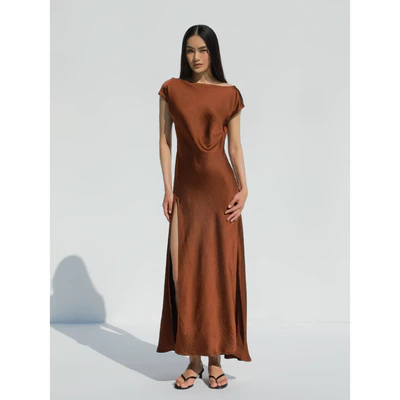COCO SIN -  Đầm Phi Lụa Xẻ Tà - Summer Collection