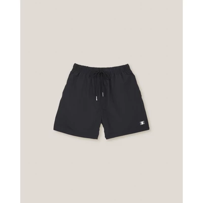 Eleven - Quần Nỉ Short Thêu Mono | Màu Đen