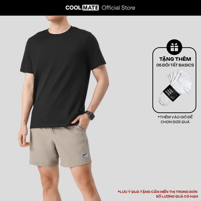 Set đồ bộ Áo thun 220gsm và Quần nam Travel Shorts 7inch, set dạo phố du lịch Coolmate
