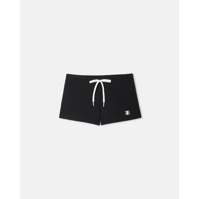 Eleven - Quần shorts nữ Embroidered Mono Boxer - màu Đen
