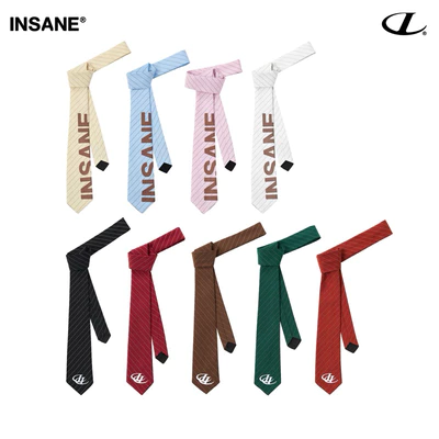 Cà Vạt InsaneClo LOGO/TYPO CRAVAT Form Unisex Chất Liệu Kate