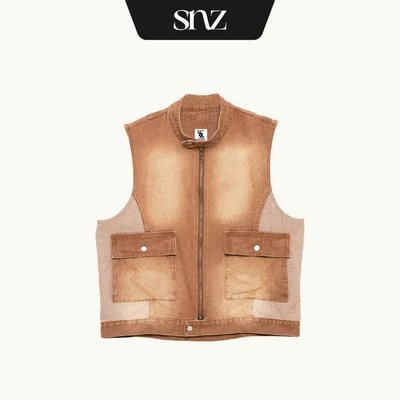 Áo Gile Regular SNAZZY Unisex Vải Denim Chính Hãng - DENIMITE VEST