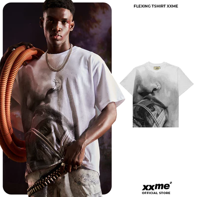 Áo Thun XXME Flexing T-shirt - Màu Trắng
