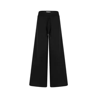 RUBIES Koro Pants - Quần Dài Nữ Vải Thun Nỉ Lưng Thun Ống Rộng A