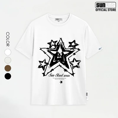 Áo Phông Local Brand Nam Nữ Unisex SUN Cổ Tròn Tay Ngắn Oversize 100% Cotton Áo Thun Nam Nữ Mã SUN38