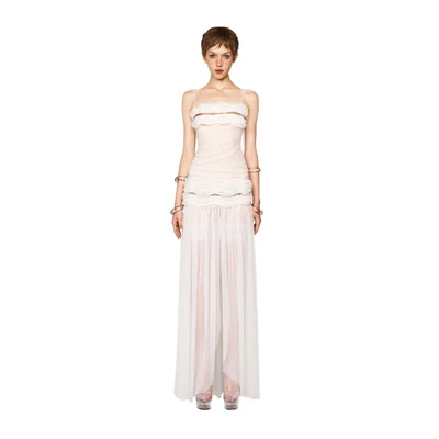 LSOUL Đầm 2 Dây Maxi Phối Ren Quyến Rũ Đi Tiệc Karen Dress V24091625