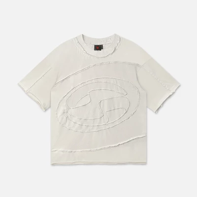 Áo thun NEEDS OF WISDOM Patch Tee - Cream - Local Brand Chính Hãng