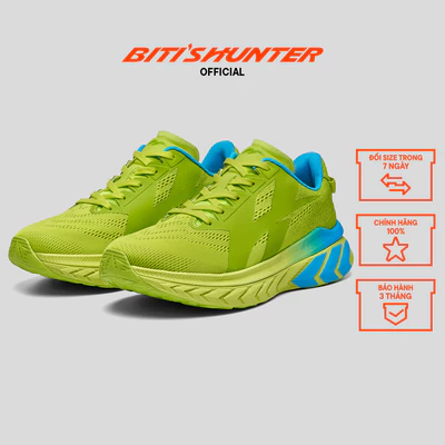 Giày Thể Thao Nam - Nữ Biti’sHunter Running LiteDual - Original Edition 2k24 HSM004801XLC/HSW004801XLC (Xanh lá cây)