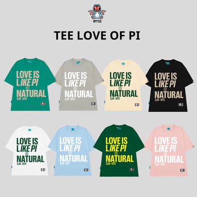 Áo Thun Tay Lỡ Unisex Local Brand Otis Club - Tee Love Of Pi