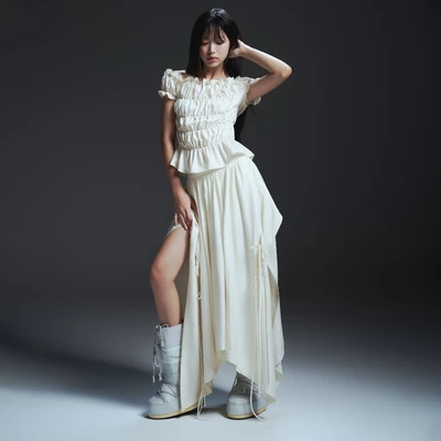 TWYLA SKIRT (IVORY) BunnyHill SSLP19