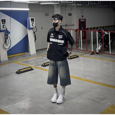 Áo sơ mi COURAGE zombie.club, ngắn tay dáng rộng,UNISEX, chất kaki, Chính Hãng.