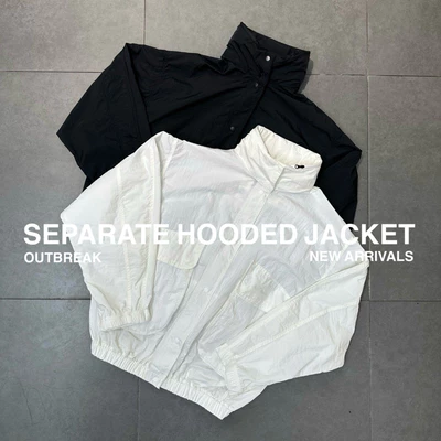 OUTBREAK - ÁO KHOÁC DÙ CÓ NÓN “SEPARATE HOODED JACKET”