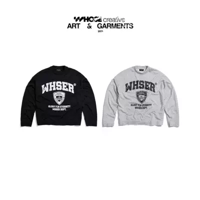 WHSER SWEATER - Áo sweater nỉ chân cua in lụa 4 Whose Studio