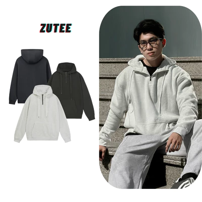 Áo Hoodie Zip ZUTEE  Áo Khoác Hoodie Form Rộng Có Mũ Chất Nỉ 2Da Cao Cấp