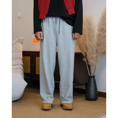 Quần Sweatpants nỉ chân cua, form rộng unisex nam nữ, local brand B Brown