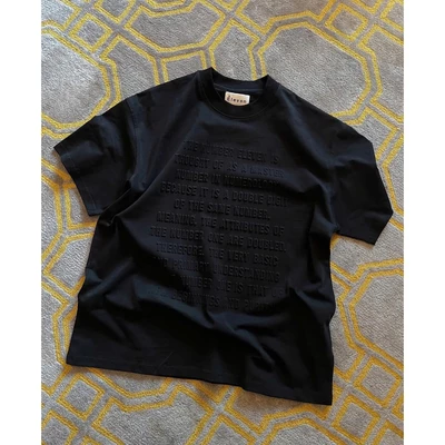 ELEVEN - Áo thun unisex nam nữ MEANS 3D màu Đen