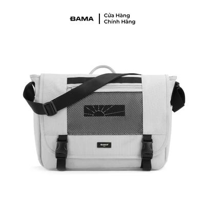 Túi đeo chéo nam nữ đi học đi làm BAMA Mesh Fabric Cross Bag MF301 chống nước nhiều ngăn vải lưới