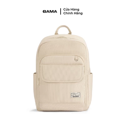 Balo nam nữ đi học đi làm BAMA New Basic Backpack NB106 chống nước nhiều ngăn đựng laptop 15.6 inch