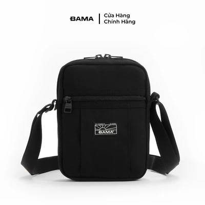 Túi đeo chéo mini nam nữ BAMA New Basic Shoulder Bag NB202 chống nước nhiều ngăn vải canvas đi chơi đi cafe