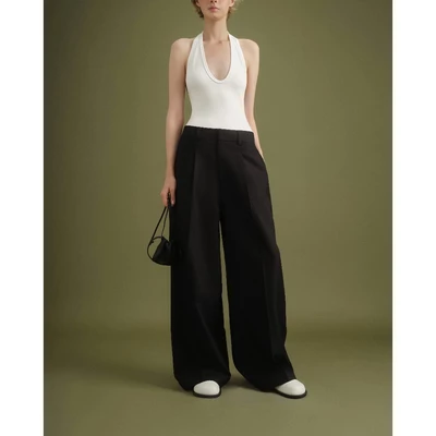 HIGHCHIC - NOIR PANTS - QUẦN ĐEN ỐNG SUÔNG RỘNG