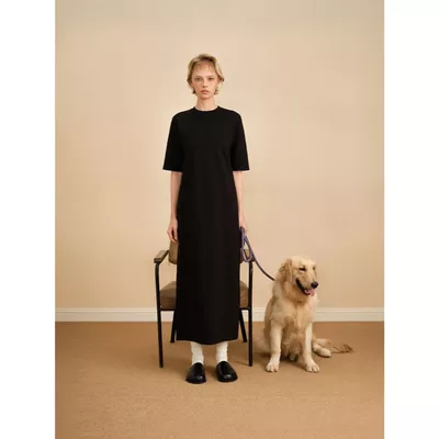 HIGHCHIC - JERSEY DRESS - VÁY LIỀN THÂN - COTTON - THIẾT KẾ THANH LỊCH