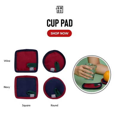 Cup Pad - Lót ly vải canvas hình tròn hình vuông Jamlos