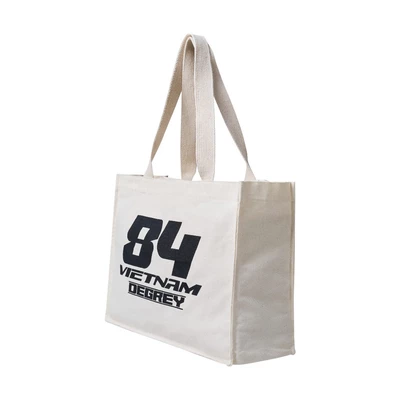 Túi Degrey Canvas Big Size Basic Bag đơn giản thiết kế thời trang nam nữ mau kem - CANK