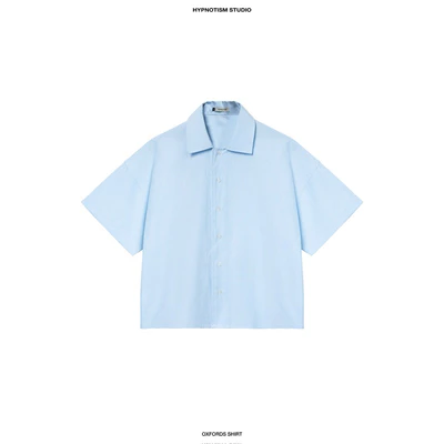 HYPNOTISM | OXFORDS SHIRT - Áo sơ mi tay ngắn, form rộng