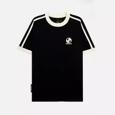 Áo thun NEEDS OF WISDOM Line Boxy Raglan Tee - Black - Local Brand Chính Hãng