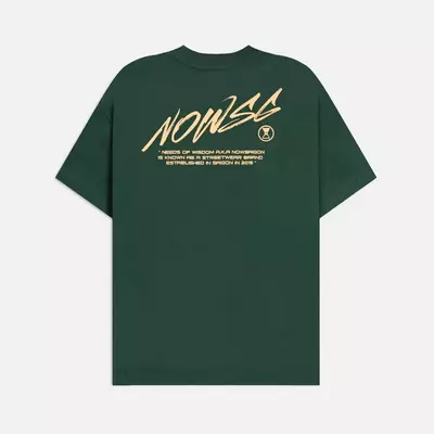 Áo thun NEEDS OF WISDOM Nowsaigon Brush Tee - Green - Local Brand Chính Hãng
