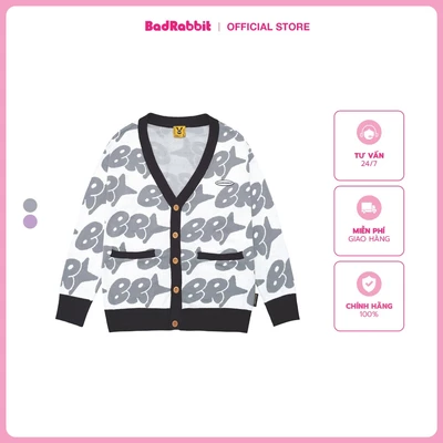 Áo Khoác Len Cardigan Black Cartoon - Local Brand Chính Hãng