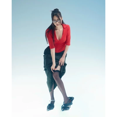Chân váy da túi hộp chính hãng 67% - CARGO LEATHER SKIRT