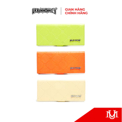 Ví Da Dài URBAN MONKEY Lolipop Long Wallet Da nhân tạo vân Saphire 3 Phối Màu Nam Nữ Local Brand