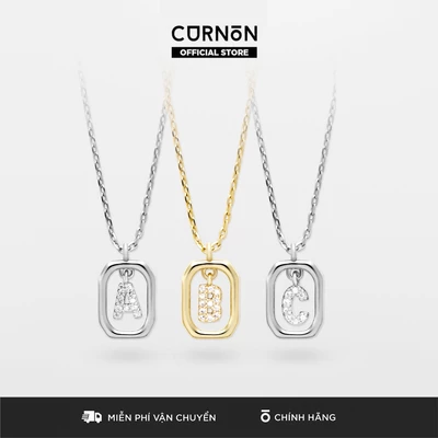 [Letter Necklace Collection] Vòng cổ đính Charm Curnon - Trang Sức, Phụ Kiện Thời Trang Cá Tính, Sáng Tạo- Thép Không Gỉ