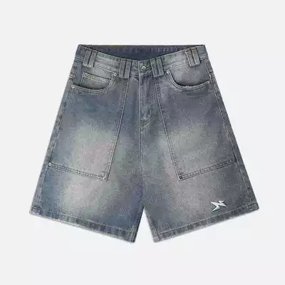 Quần NEEDS OF WISDOM Wide Fit Denim Shorts - Washed Blue - Local Brand Chính Hãng