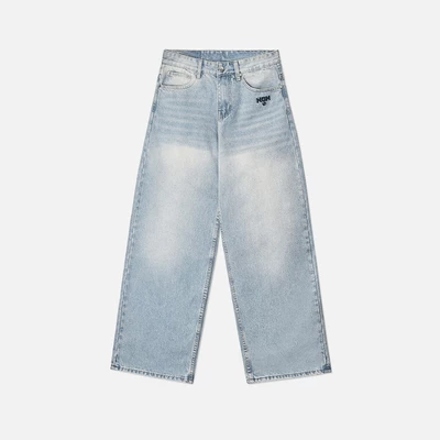 Quần Jeans NEEDS OF WISDOM Wide Fit Jeans - Blue - Local Brand Chính Hãng