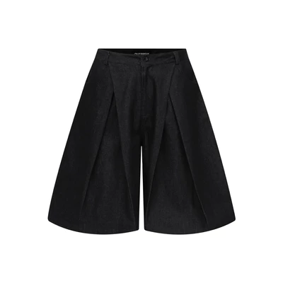 OUTBREAK - QUẦN LỬNG XẾP LY “PLEATED DENIM SHORT”