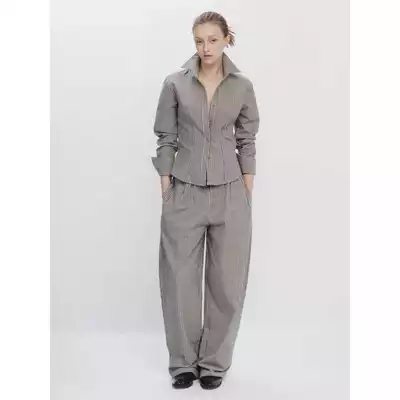 HIGHCHIC - UNSAID COLLECTION - SET BỘ ÁO SƠ MI QUẦN DÀI - LINEN COTTON - SAM SET