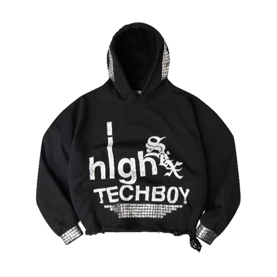 ÁO "TECH B0Y" STUDDED HOODIE
