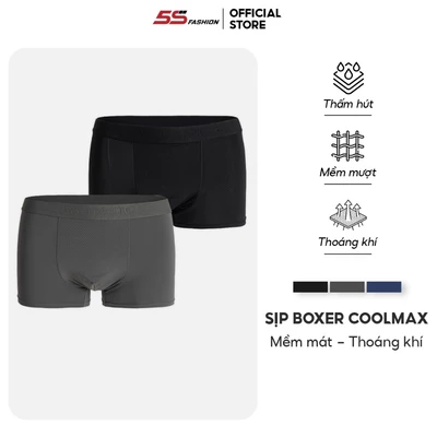 Combo 2 Quần Lót Nam Boxer 5S FASHION, Thiết Kế Thông Hơi Thoáng Khí, Thoải Mái (2C-BOX22002)
