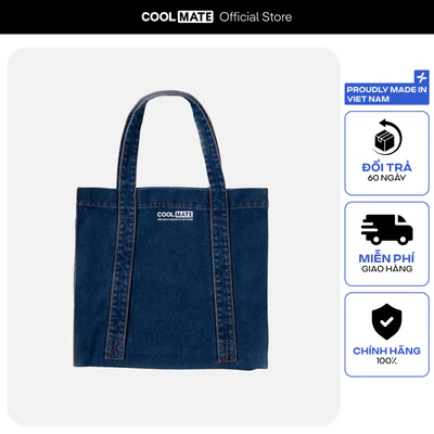 [MUA 3 GIẢM 12%]Túi Tote Jeans Denim Coolmate