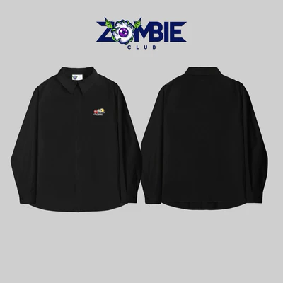 [NEW] Áo Sơ Mi tay dài in BI-A ZOMBIE.CLUB Form Oversize Oxford Brand Unisex 2025