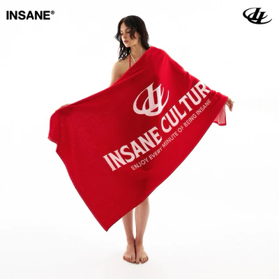 Khăn Tắm InsaneClo CULTURE TOWEL Chất Liệu Cotton Dệt