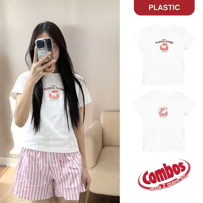 Áo thun babytee "Mèo/chó không siêng" vải cotton 250gsm cao cấp, ôm dáng chuẩn form fit dày dặn