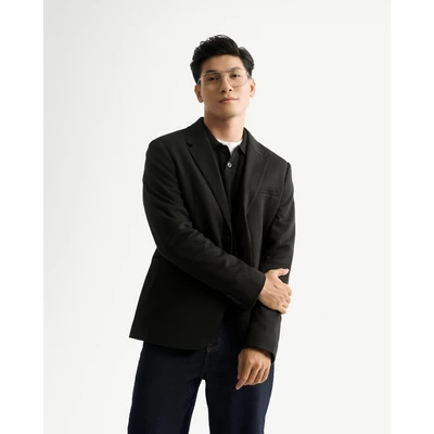 Áo Blazer Knit Dệt Jacquard May Chỉ Đột Cổ Áo Form Fitted - Routine 10F24VES010