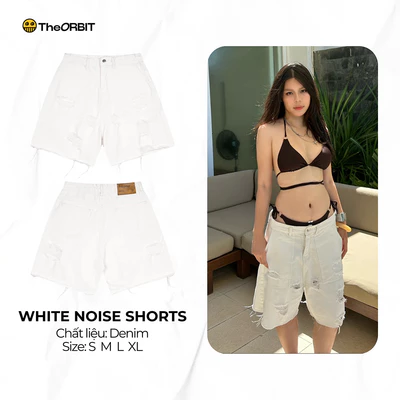 Quần Short Nam Nữ The ORBIT - DENIM NOISE SHORT  - Local Brand Chính Hãng