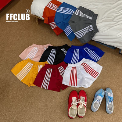 QUẦN SHORT DÙ MÙA HÈ LOGO THÊU SỌC PENTALINE FFCLUB MIX
