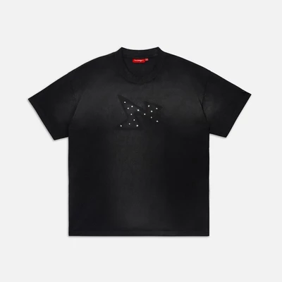 Áo thun NEEDS OF WISDOM Shadow Pigment Washed Tee - Black - Local Brand Chính Hãng
