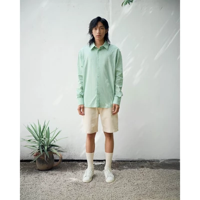 Quần Short Denim Nam Form Straight - Routine 10S25DPS002